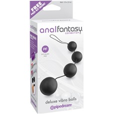 Анальные шарики AFC DELUXE VIBRO BALLS BLACK 464223PD