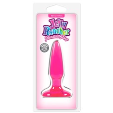 Розовая анальная мини-пробка  Jelly Rancher Pleasure Plug Mini - 8,1 см.