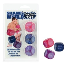 Набор из трех игральных костей Shanes World Sex Dice 101