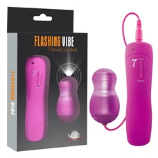 Вибростимулятор Flashing Vibe 7Mode Duo Balls Pink 10011901