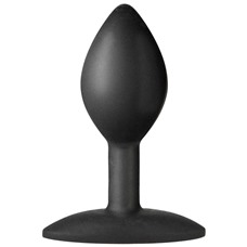 Черная анальная пробка Platinum Premium Silicone - The Minis Spade Small - Black S