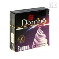 Ароматизированные презервативы DOMINO Ваниль, 3 шт.