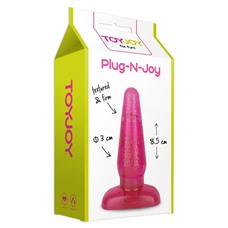 Анальная пробка PLUG-N-JOY BUTT PLUG PINK 9076TJ