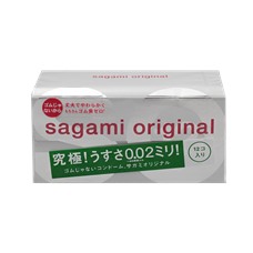 Полиуретановые презервативы SAGAMI Original 002 ММ - 12 шт