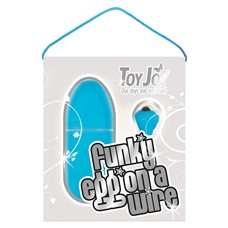 Виброяйцо FUNKY EGG ON A WIRE BLUE 10030TJ