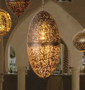 Подвесной светильник фонарь марокканский 46028A