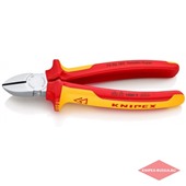 Бокорезы диагональные 180 мм, хромированные, KNIPEX, KN-7006180