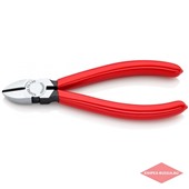 Бокорезы диагональные 140 мм, ручки с пластмассовым покрытием, KNIPEX, KN-7001140