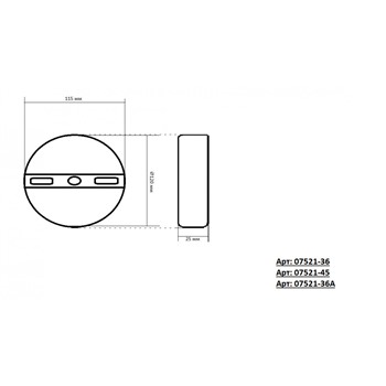 Люстра Ветта золото (прозрачные плафоны) d90 h40 G4 36*2W (Led л (артикул:07521-36A,33)