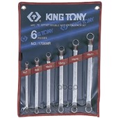 Набор накидных ключей, 6-17 мм, 6 предметов, KING TONY KING TONY арт. '1706MR'
