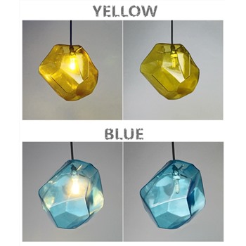 Подвесной стеклянный светильник 