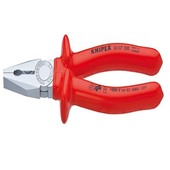Комбинированные плоскогубцы 250 мм, ручки изолированные, KNIPEX, KN-0307250