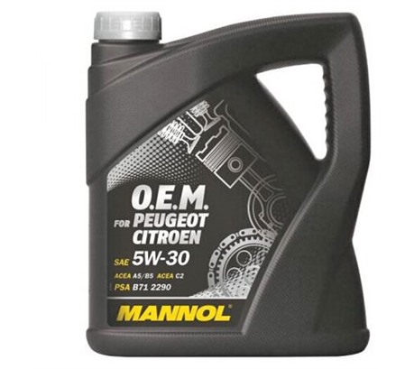 Моторное масло Mannol 7703 O.E.M. for Peugeot Citroen 5W-30 (4л.)