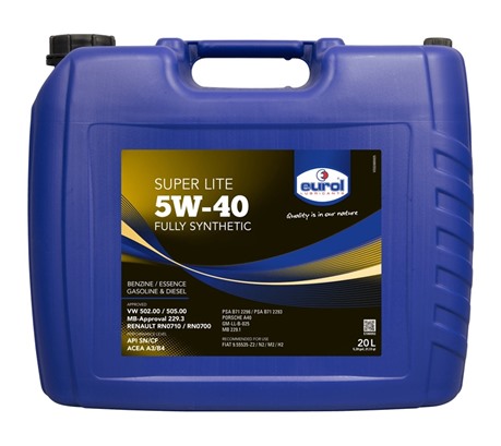Моторное масло Eurol Super Lite 5W-40 (20л.)