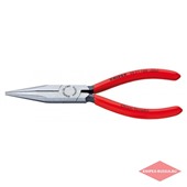 Длинногубцы, 140 мм, плоскокруглые губки, KNIPEX, KN-3021140