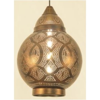 Марокканский фонарь бронза
