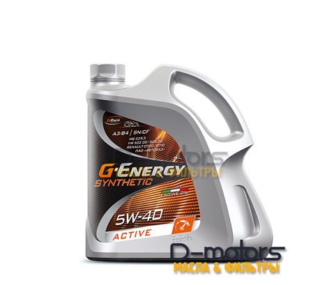 G-ENERGY SYNTHETIC ACTIVE 5W-40 (4л)